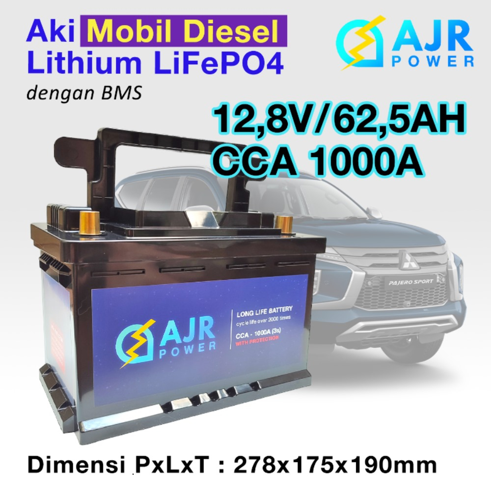 Jual Cranking ACCU aki MOBIL PAJERO HI LUX FORTUNER CAPTIVA EVEREST
