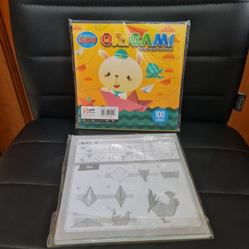 Jual Kertas Lipat Origami Besar SIDU 16x16 cm Isi 100/ Kertas Warna ...