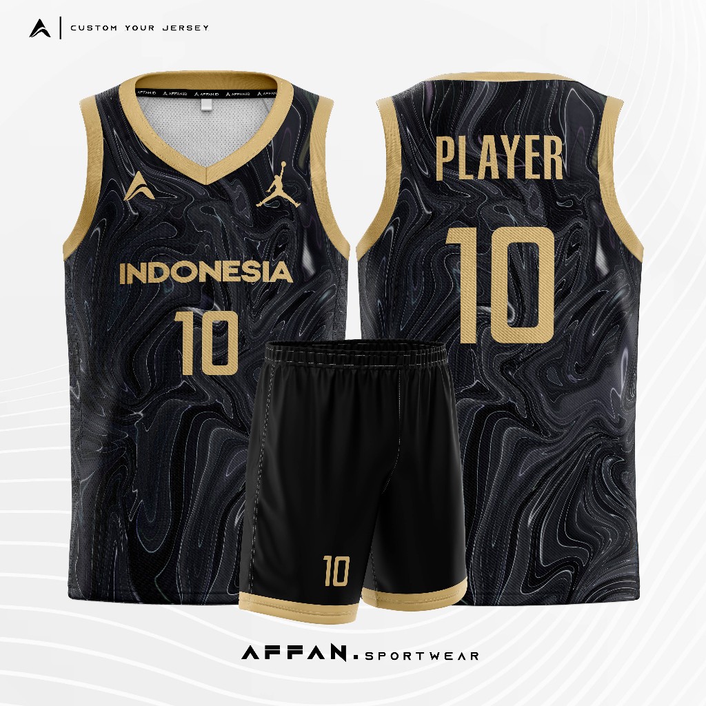 Jual Bisa Satuan Jersey Basket Basketball Full Printing Custom Desain Bahan Premium Shopee Indonesia