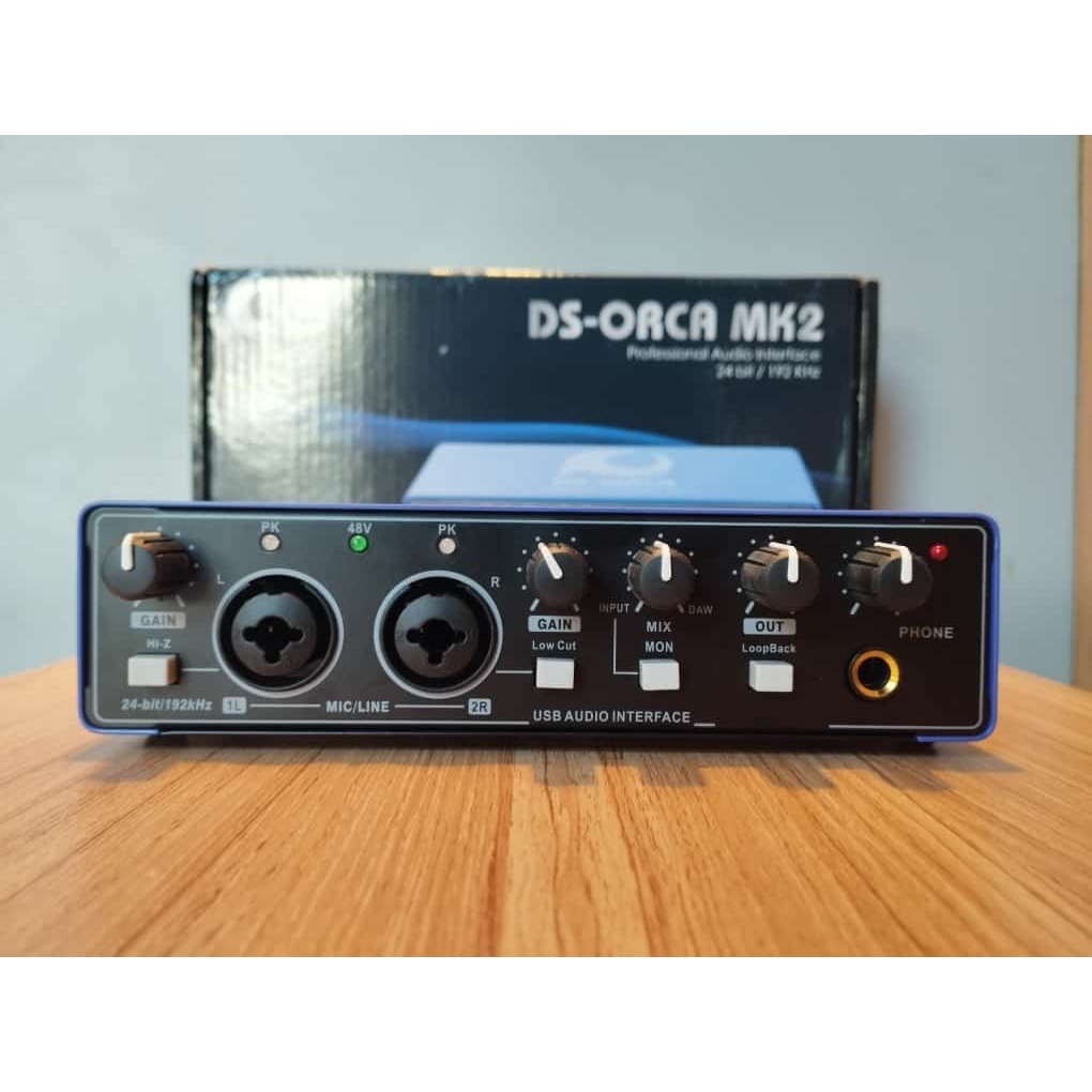 Jual DOLPHIN Sound Card DS-ORCA MK2 audio interface recording viral ...