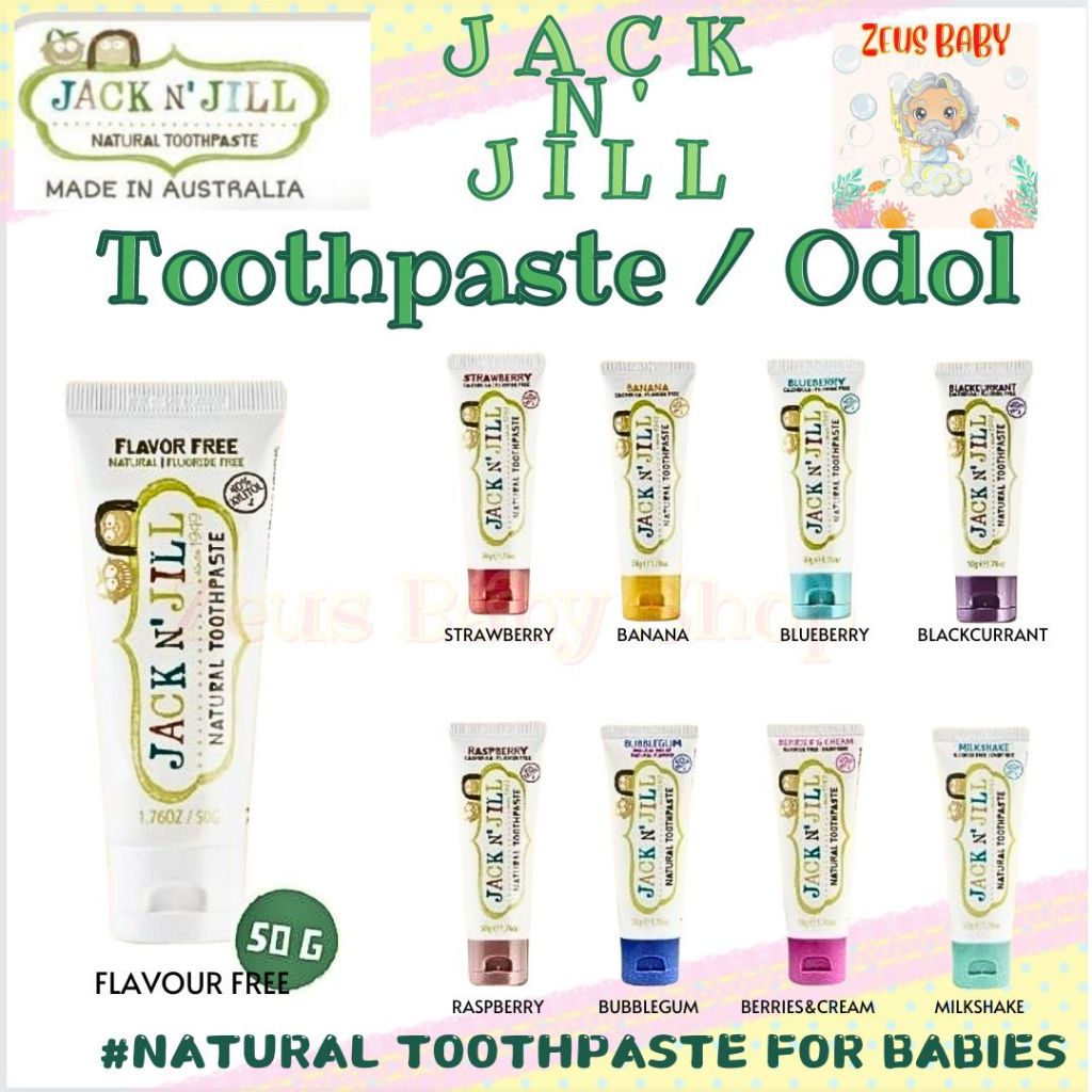 Jual Pasta gigi JACK n Jill Natural Toothpaste 50 gr Odol Anak organic