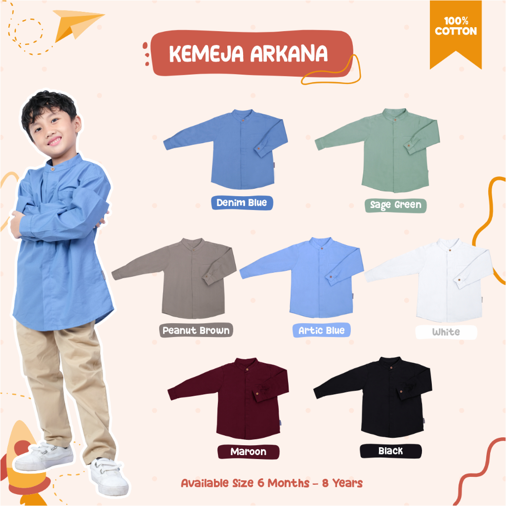 Little M Kemeja Lengan Panjang Slub Vest Anak Laki-laki main image 1
