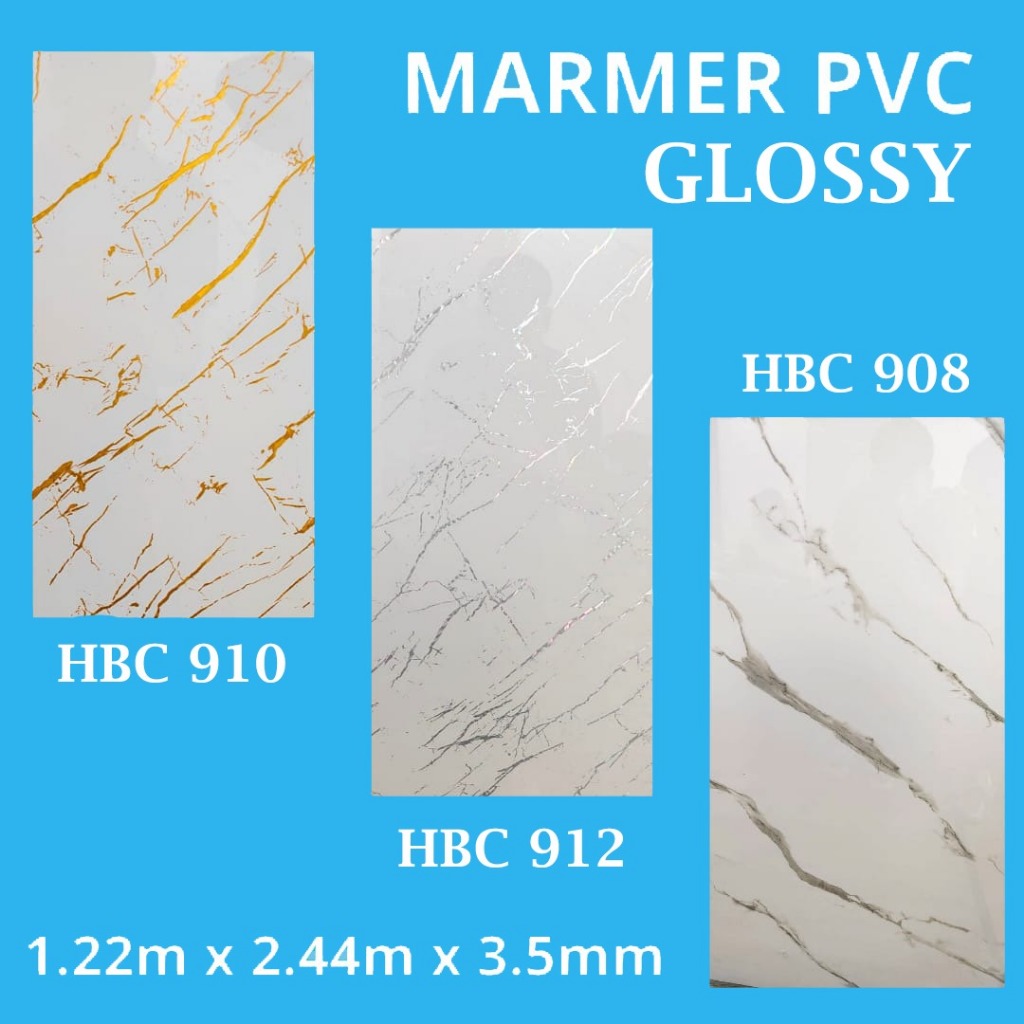 Jual PVC MARMER HBC 3,5mm Harga Perlembar | Shopee Indonesia