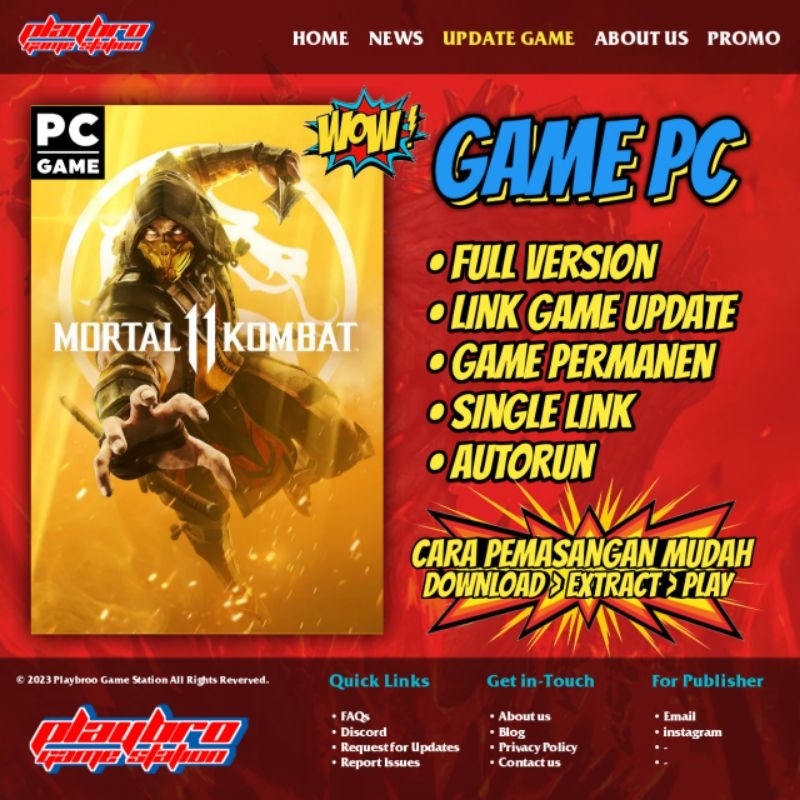 Jual Mortal Kombat 11 Game PC/Laptop (Download To Play Bro!) | Shopee ...