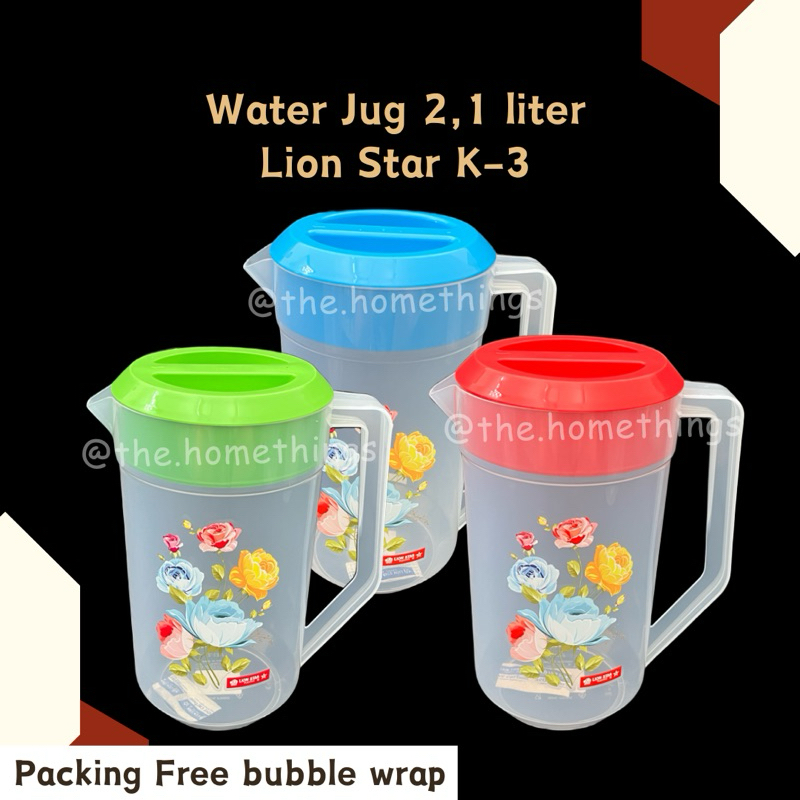 Jual Eskan Air Minum Lion Star 21 Liter K 3 Teko Plastik Tempat Air Lion Star Water Jug 8197