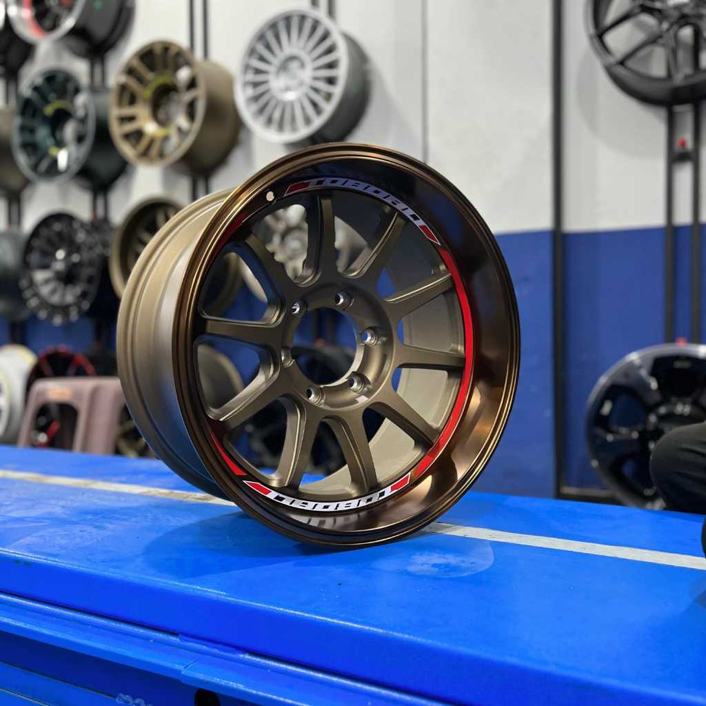 Jual VELG RALLY LOOK RING 18 HSR TOBOALI BRONZE UNTUK PAJERO FORTUNER ...