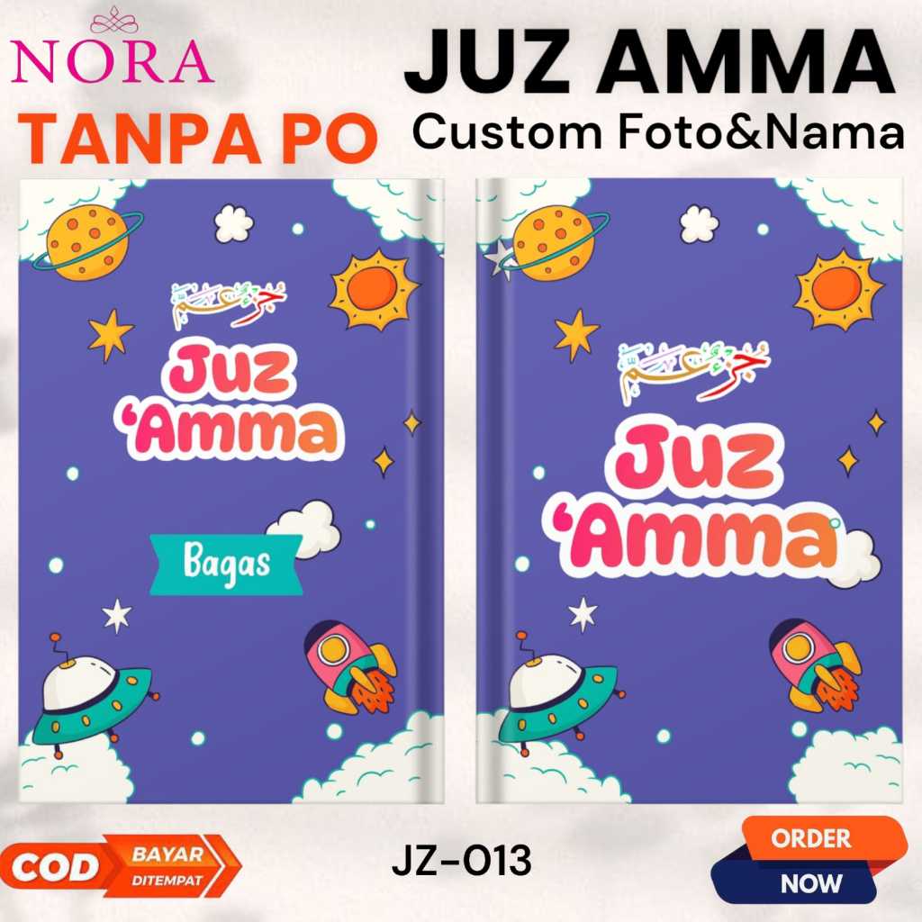 Jual Juz Amma Custom Foto Dan Nama Tajwid Warna In Jz Terjemah Asbabun Nuzul