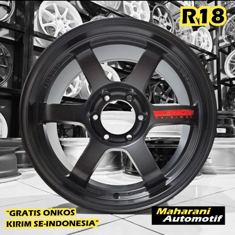 Jual Velg Mobil R18 RAYS TE37 Baut 6 Velg Mobil Racing Ring 18 Pajero ...