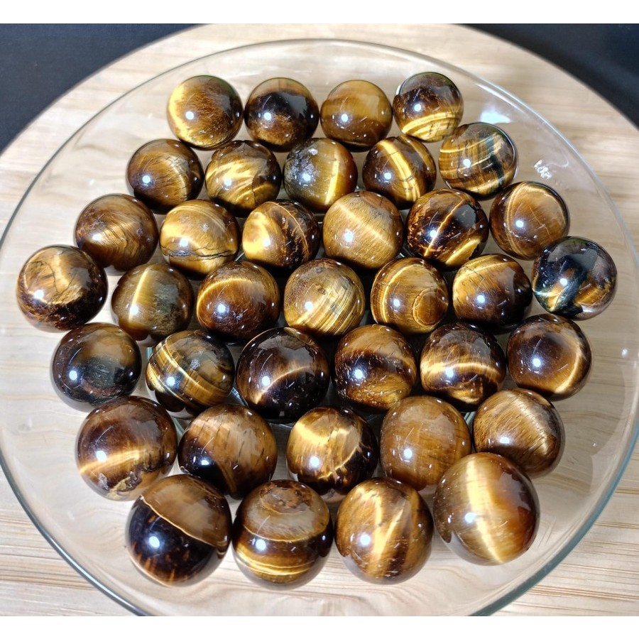 Jual Natural Tiger Eye Sphere 18-19 mm (harga per pcs) | Shopee Indonesia