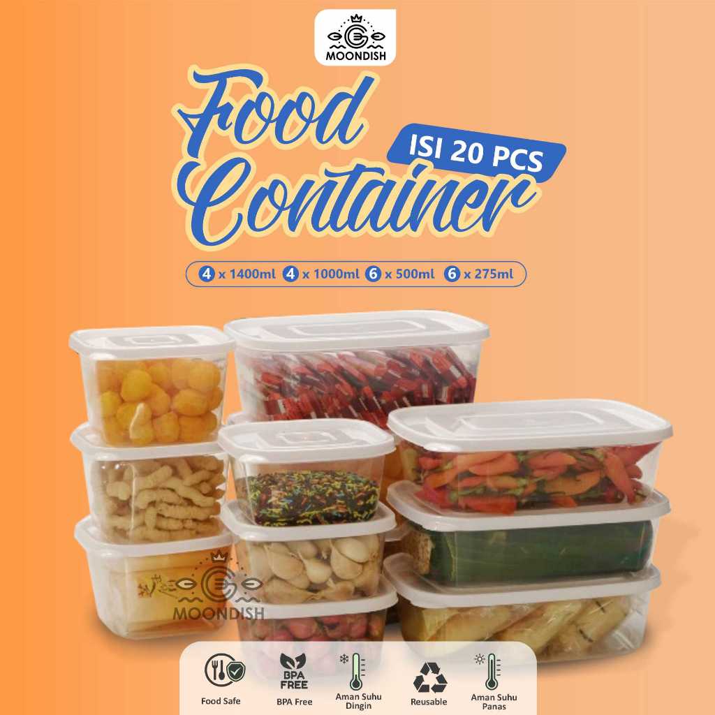Jual Food Container Calista Oita Set Isi 20 Pcs Sealware Tebal Anti ...