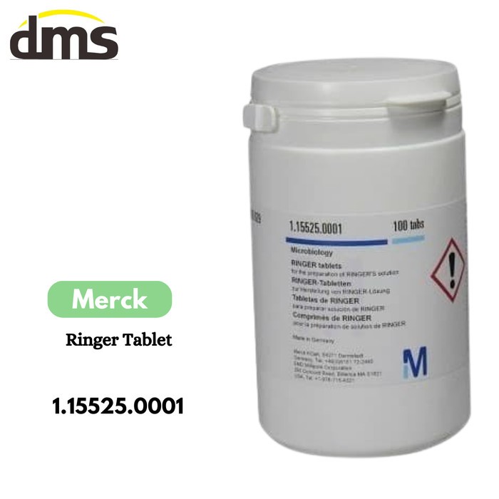 Jual Ringer Tablets Isi 100 Tablet Merck, 1.15525.0001 | Shopee Indonesia