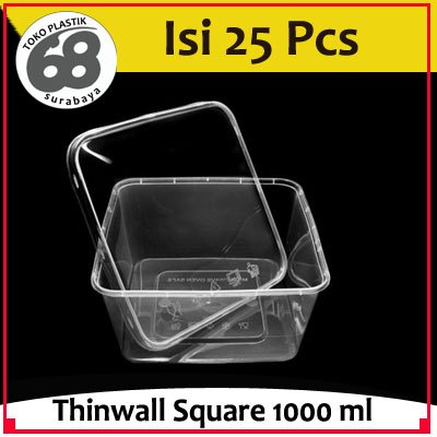 Thinwall 1000 ML Square Merk LUX