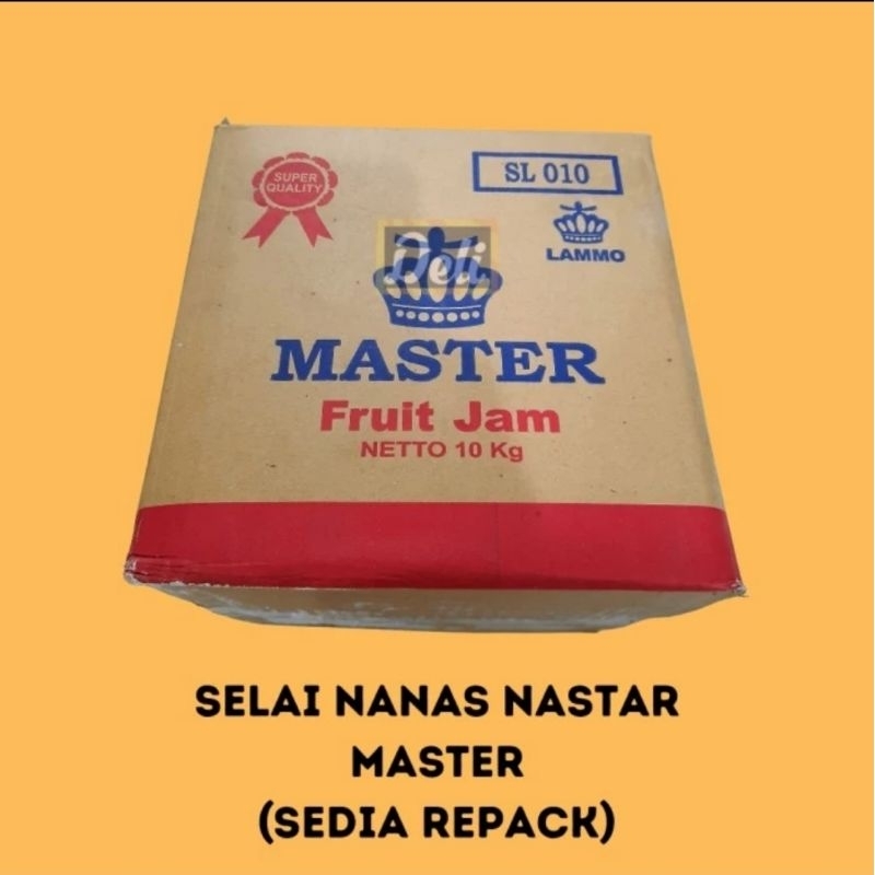 Jual Master Fruit Jam Selai Nanas Isian Nastar Berserat Kering Repack