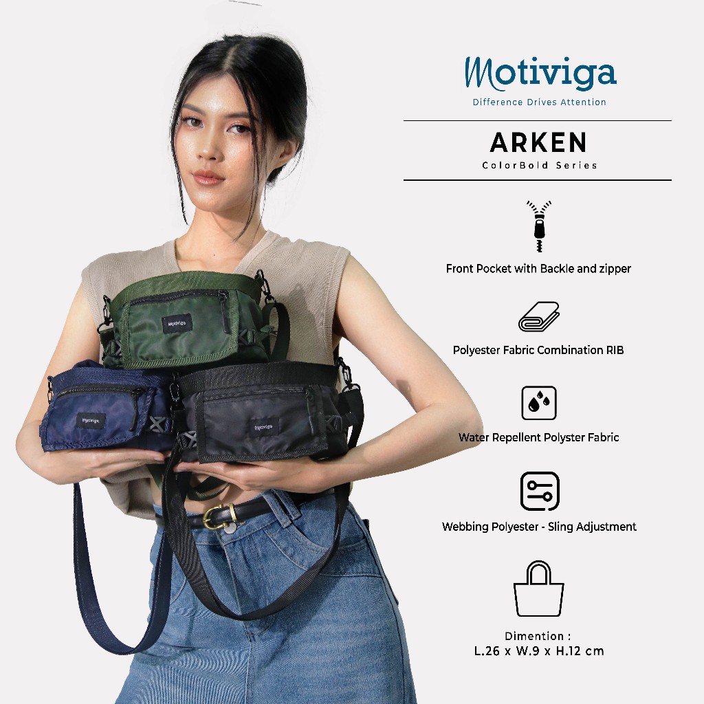Jual Motiviga Tas Selempang Sling Bag Wanita Arken | Shopee Indonesia