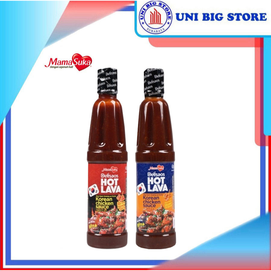 Jual Mama Suka Delisaos Hot Lava Korean Chicken Sauce Honey | Spicy 320 ...