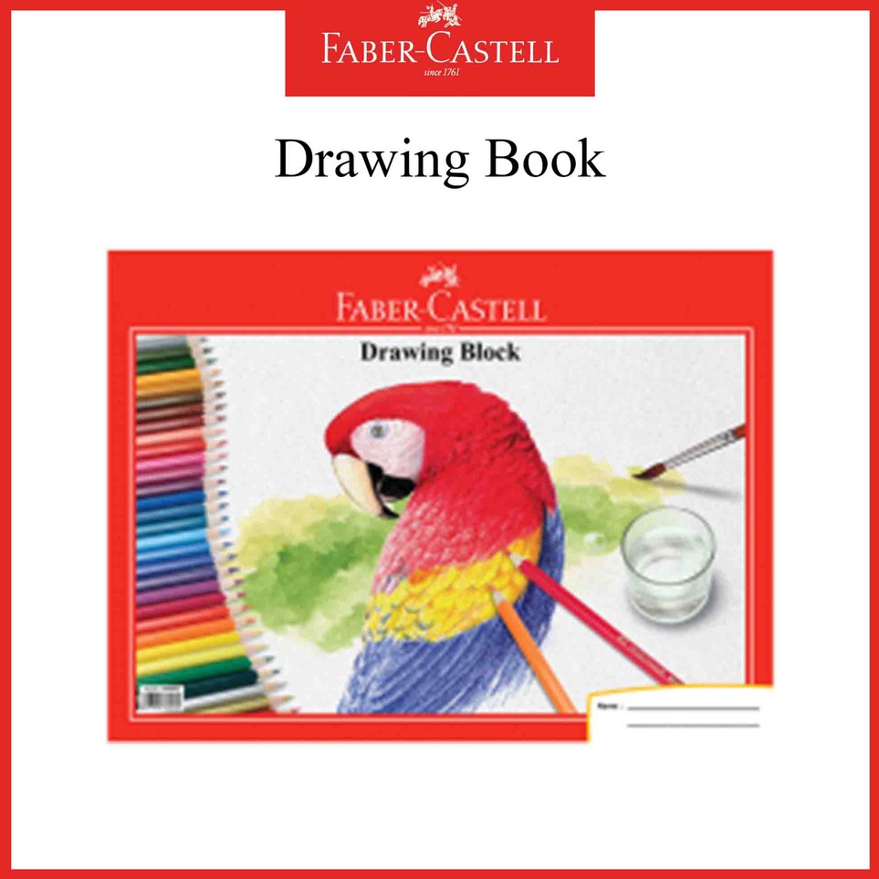 Jual KODE U8B Buku Gambar Faber Castell Drawing Book Ukuran A4 Motif ...