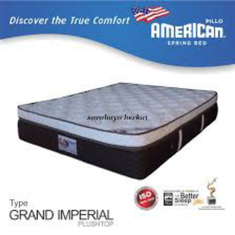 Jual spring bed latex american pillo grand imperial ( kasur saja ...