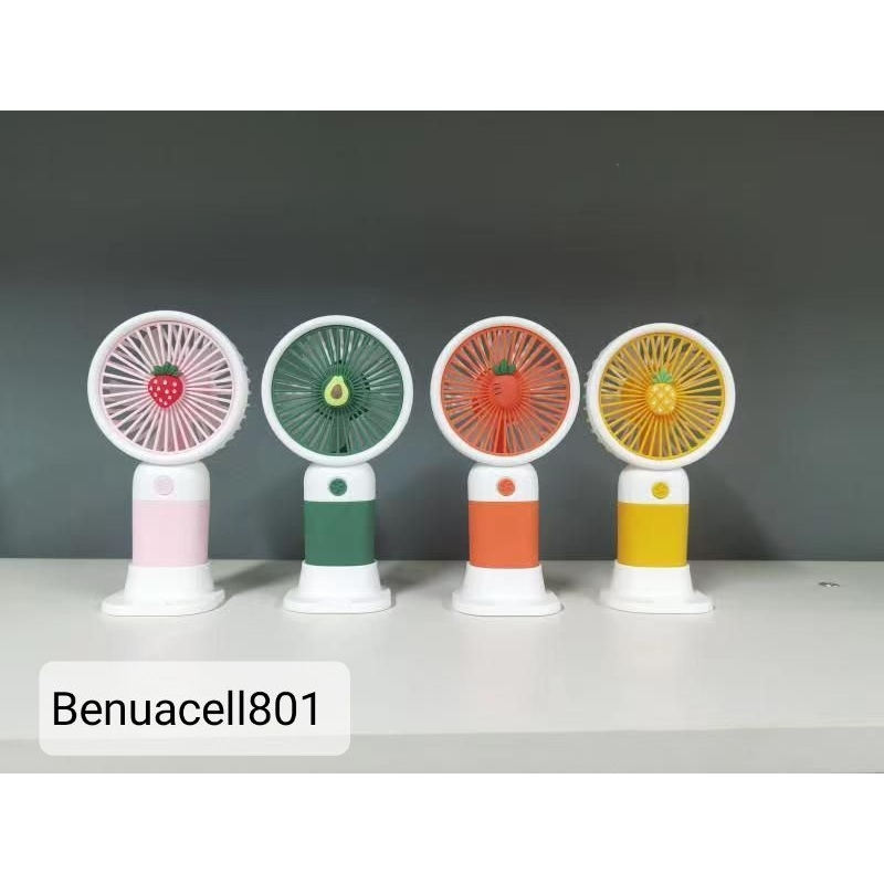 Jual [GSK] Kipas Angin Genggam Mini Fan Portable Bentuk Buah dan Bunga ...
