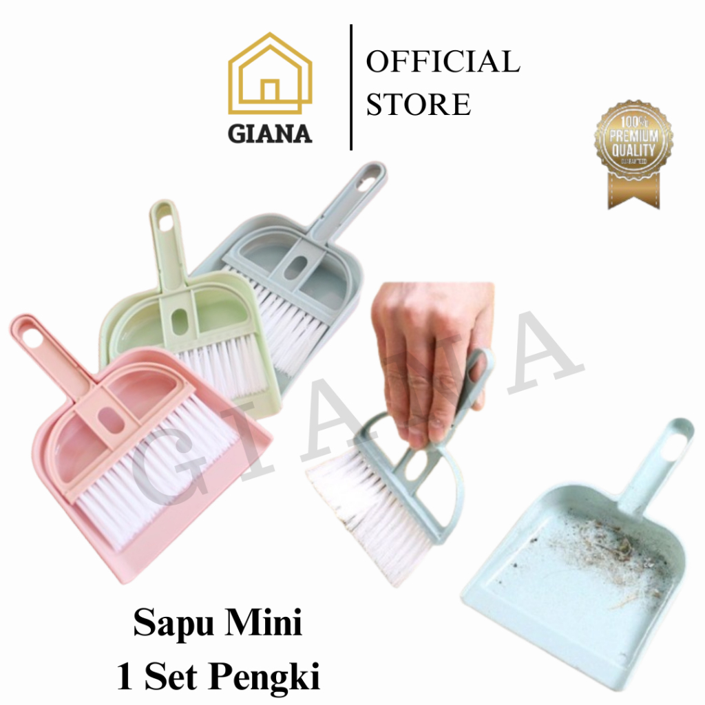 Jual GIA Sapu Mini Sapu Ruangan Mini Sapu Kecil 1 Set Pengki Sapu Mini ...
