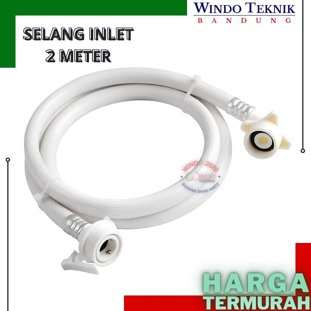 Jual SELANG INLET MESIN CUCI 1 TABUNG 2 METER SLANG MASUK AIR WATER