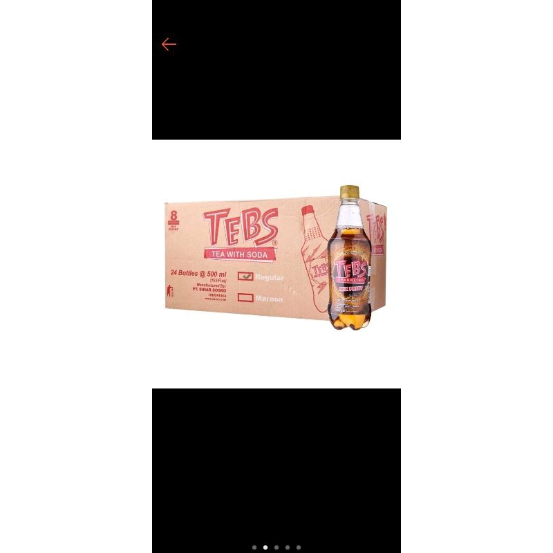 Jual TEBS SHOCKING SODA MINUMAN TEH BERSODA UKURAN 500ML | Shopee Indonesia