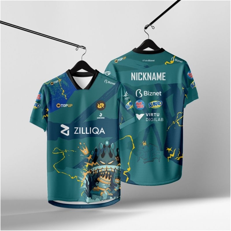 Jual Jersey Gaming RRQ terbaru 2024 Gratis Nama Fullprinting | Shopee ...
