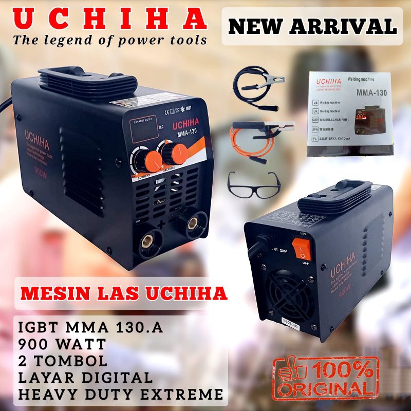 Jual Mesin Las UCHIHA JAPAN Inverter MMA 160 /130 IGBT 450 watt / 1300 ...