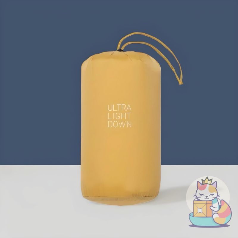UNIQLO Stuff Sack Ultralight Down Pouch sarung Jaket Bulu Angsa Kantong Penyimpanan Pakaian