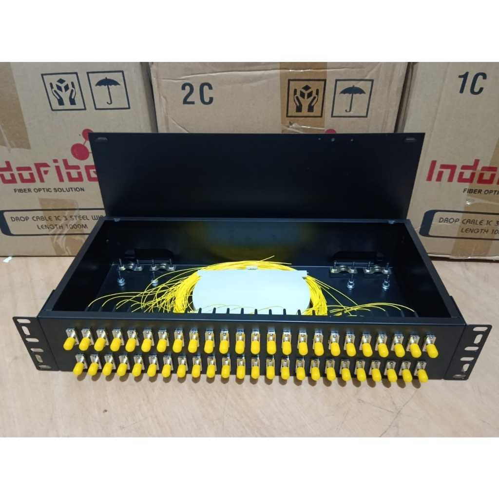 Jual OTB rack 48 core ST / OTB 48 port ST + Pigtail 48bh | Shopee Indonesia