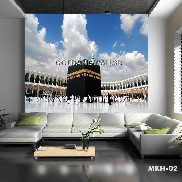 Jual Best Seller Wallpaper Custom 3D Islamic kabah - wallpaper mekah