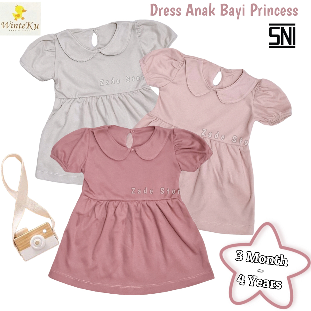 Jual Dress anak bayi WINTEKU SNI Lengan Princess baju bayi perempuan ...
