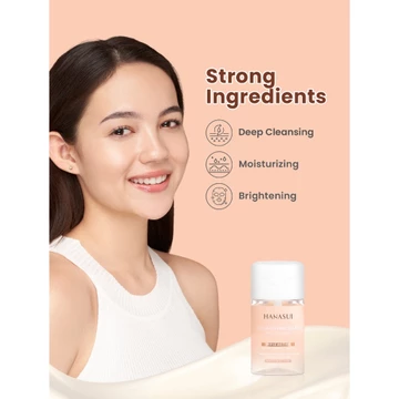 Hanasui Collagen Micellar Cleansing Water Pembersih Wajah Make Up Remover Cleansing Water