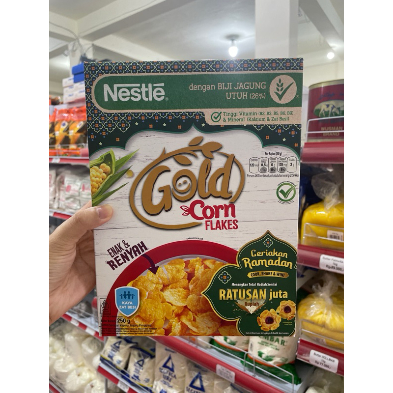 Jual nestle corn flakes 250gr emping jagung cornflake corn flake ...