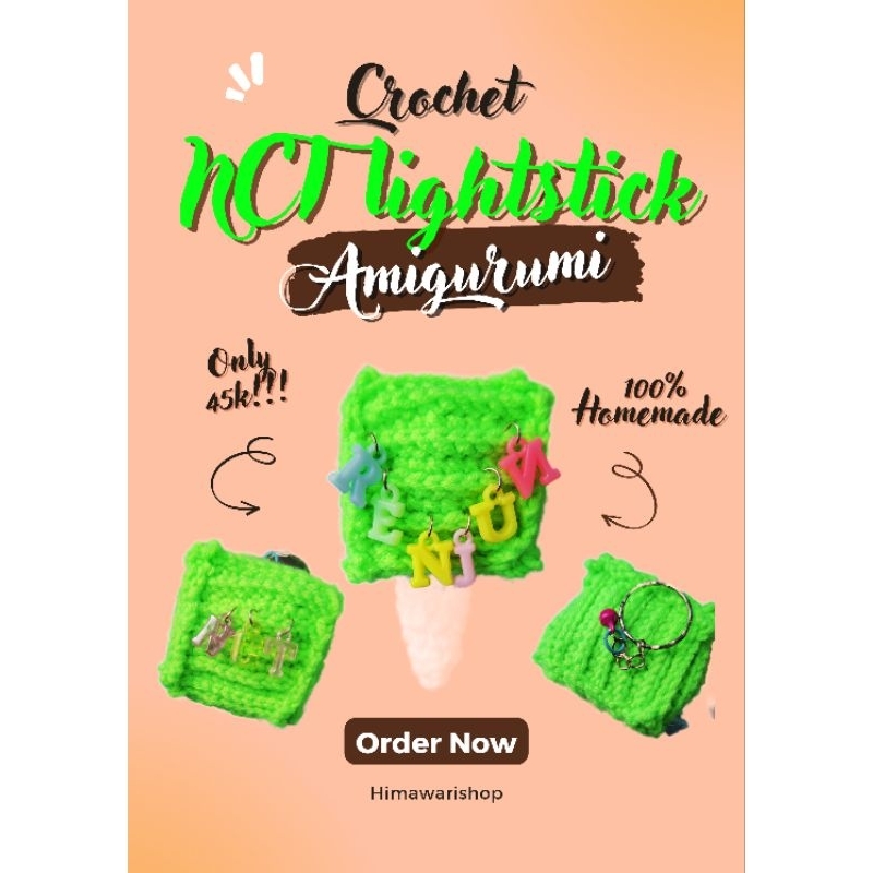Jual KPOP Lightstick Mini Amigurumi (Boneka Rajut Homemade) NCT EXO ...