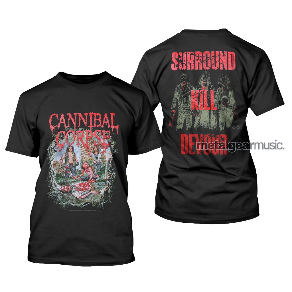 Jual ORIGINAL CANNIBAL CORPSE - SURROUND TSHIRT | Shopee Indonesia