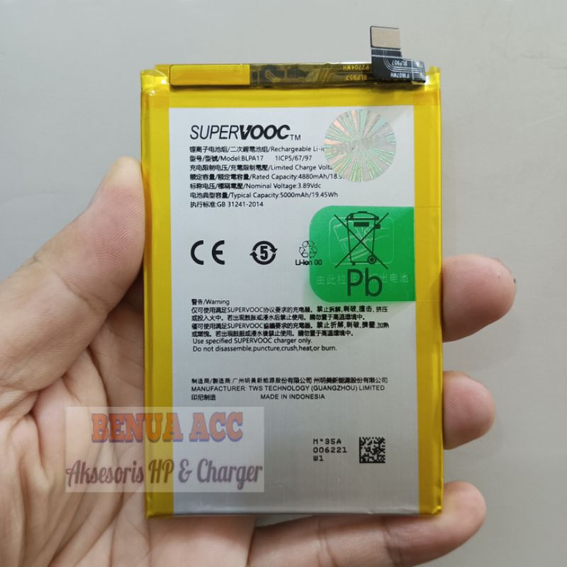 Jual Baterai Battery Batre Realme C53 ( BLPA17 ) | Shopee Indonesia