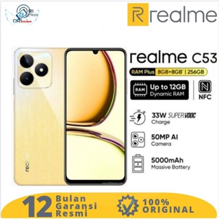 REALME C53 | REALME C51 BARU RAM 4/64GB - 6/128GB 8/256GB - 50MP AI Camera  - Upto ram 16GB 100% ORI GARANSI RESMI