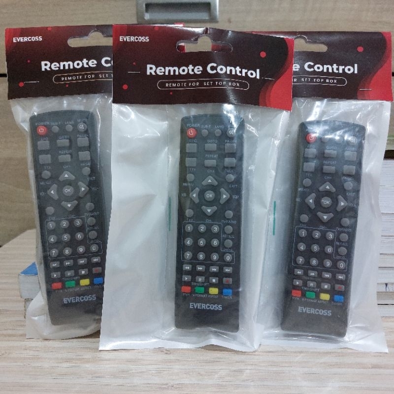 Jual remote control set top box evercoss untuk tipe max dan prime stb