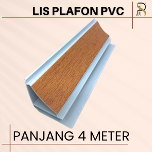 Jual Lis Plafon PVC Warna Coklat Motif Kayu (lis 18) | Shopee Indonesia