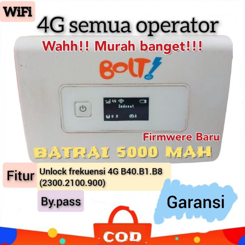 Jual KODE R22L Modem wifi 4G unlock all operator suport byu live on ...