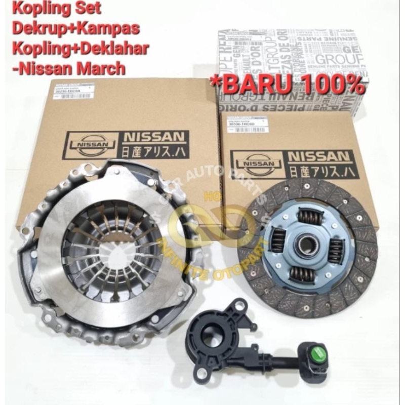 Jual Kopling Set Kampas Dekrup Deklahar Nissan March Komplit Shopee