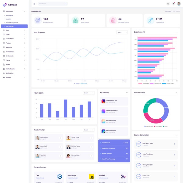 Jual Admash v1.4 - Material Design Admin Dashboard Template (React ...