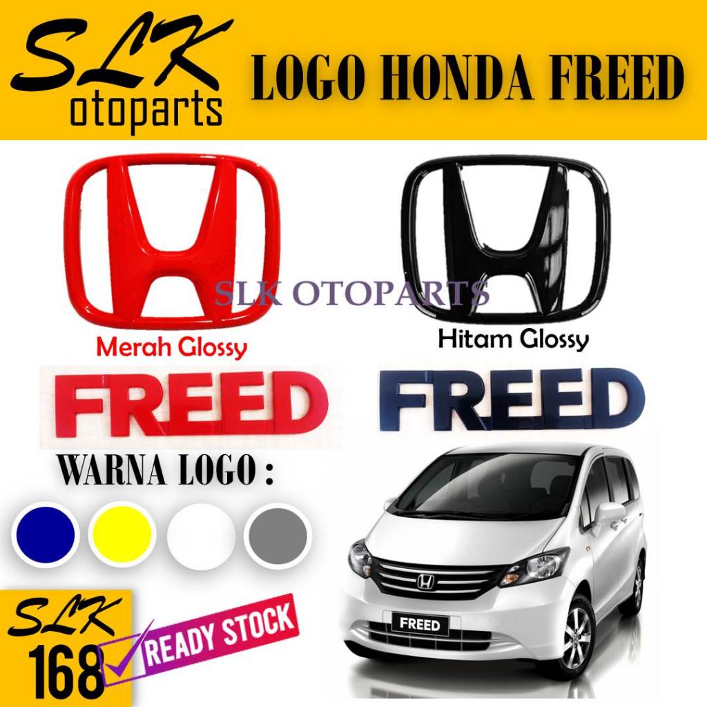 Jual SLK168- Emblem Logo Honda Freed, Lambang Honda FREED Depan ...