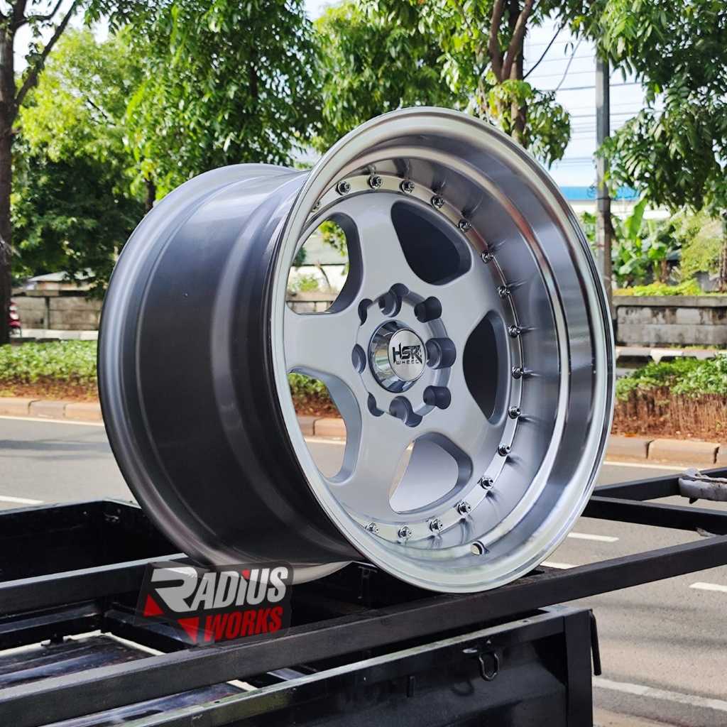 Jual velg mobil hsr burn r16 pcd 4x100 & 4x114 untuk jaaz yaris avanza ...