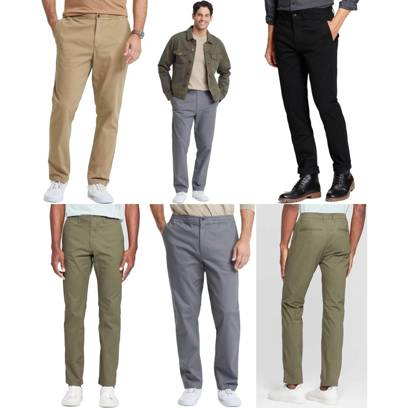 Jual Goodfellow & Co Men's Slim Fit Everyday EWaist Pants Shopee