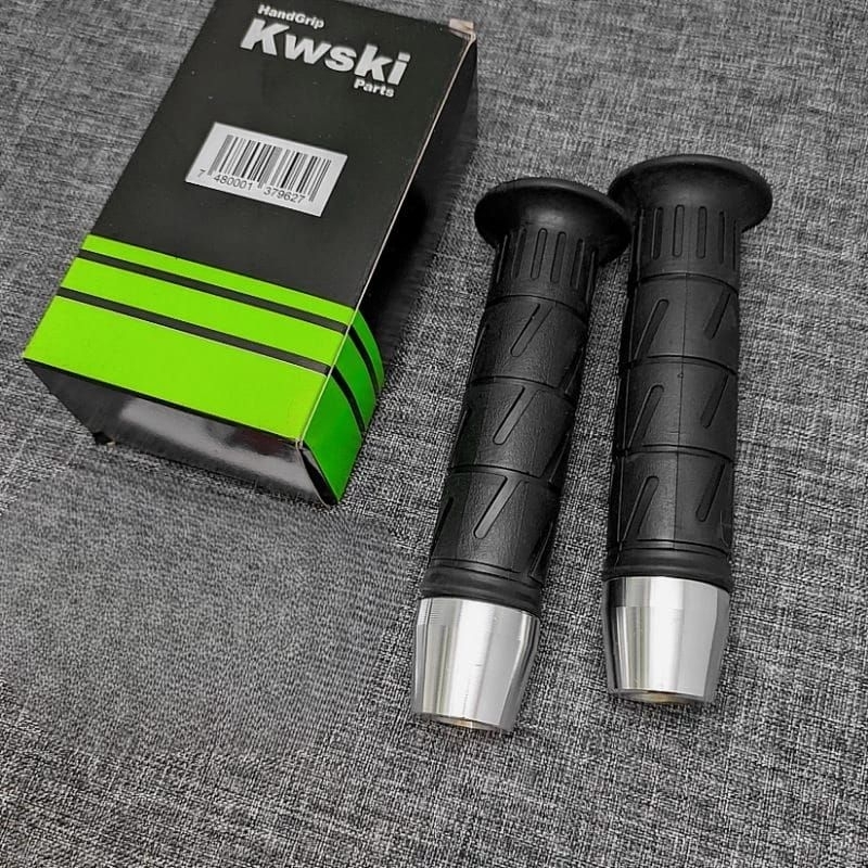Hand grip kaze set jalu pcx chrome handfat sarung gas kaze kz + jalu crome model pcx universal motor vario mio scoopy freego lexi fazzio beat genio vario 150 supra vega fu vixion ninja aerox nmax mio m3 honda cb gl yamaha kawasaki suzuki vespa matic dllny