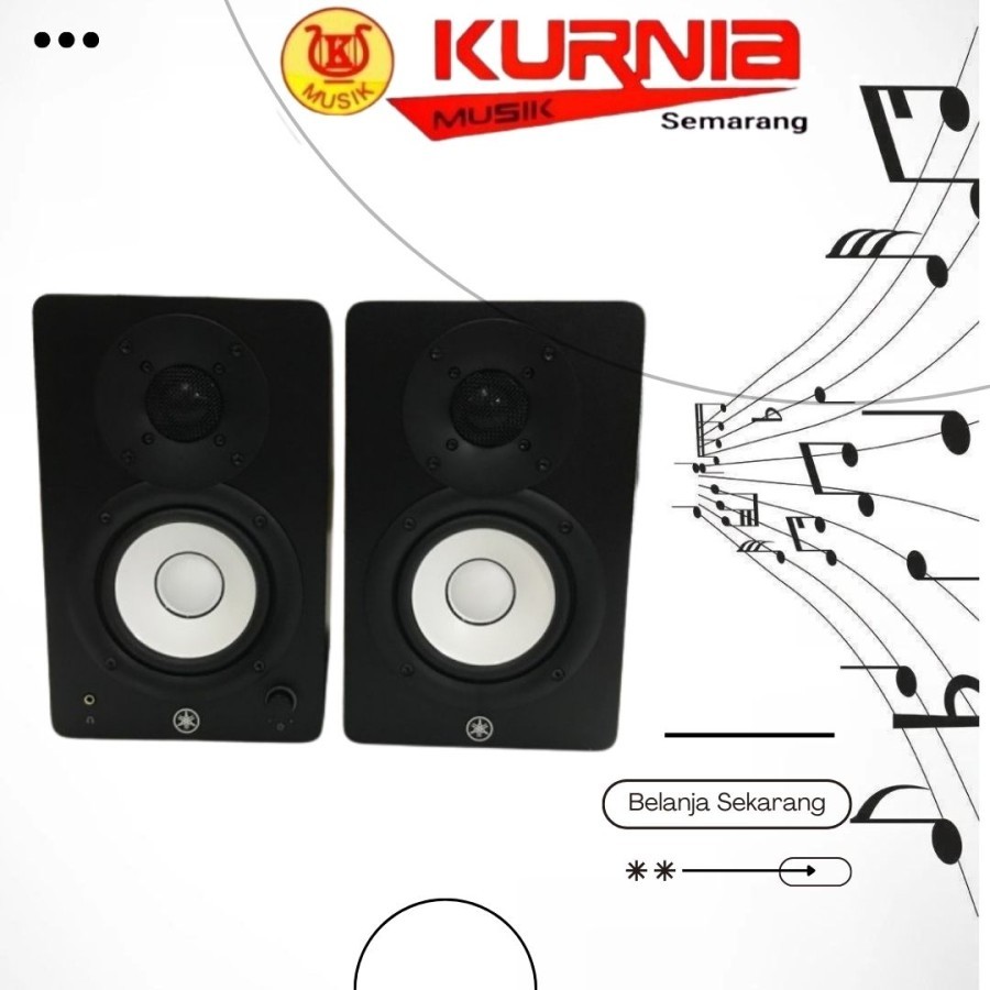 Jual Yamaha Hs 4 Hs 4 Hs4 Powered Studio Speaker Monitor Black