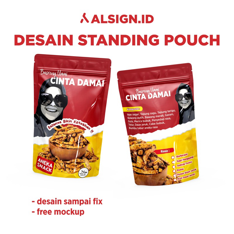 Jual Jasa Desain Kemasan Standing Pouch Umkm Shopee Indonesia 4980