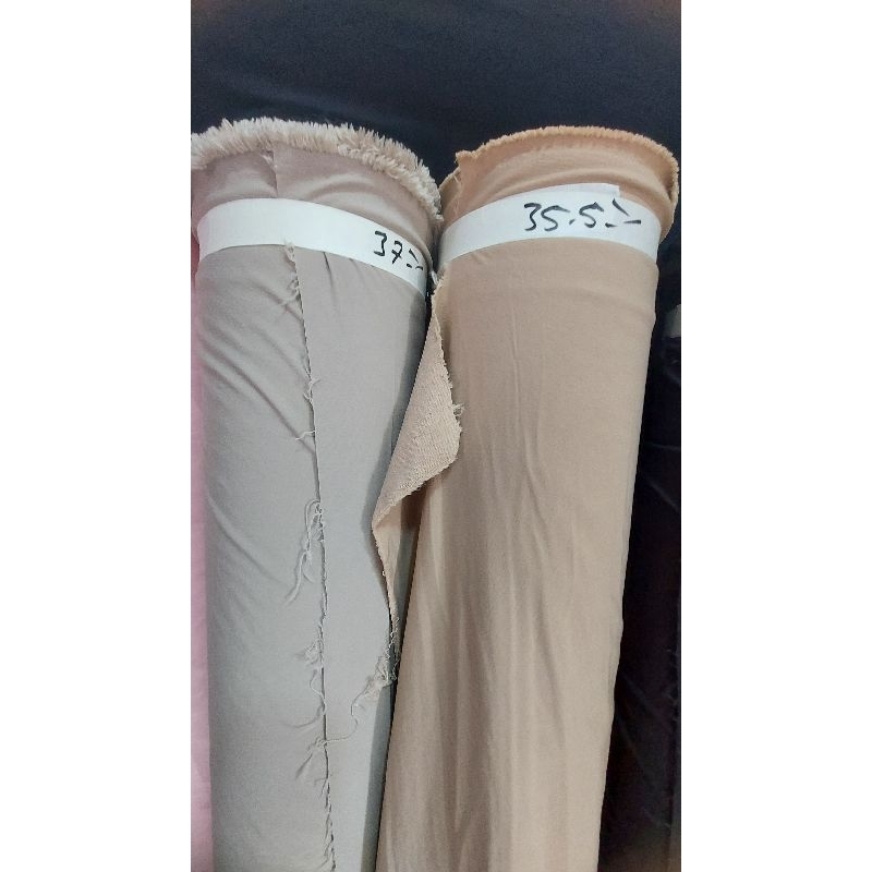 Jual Kain Despo Wafer Dobel Stretch Quick Dry Warna Cream Shopee