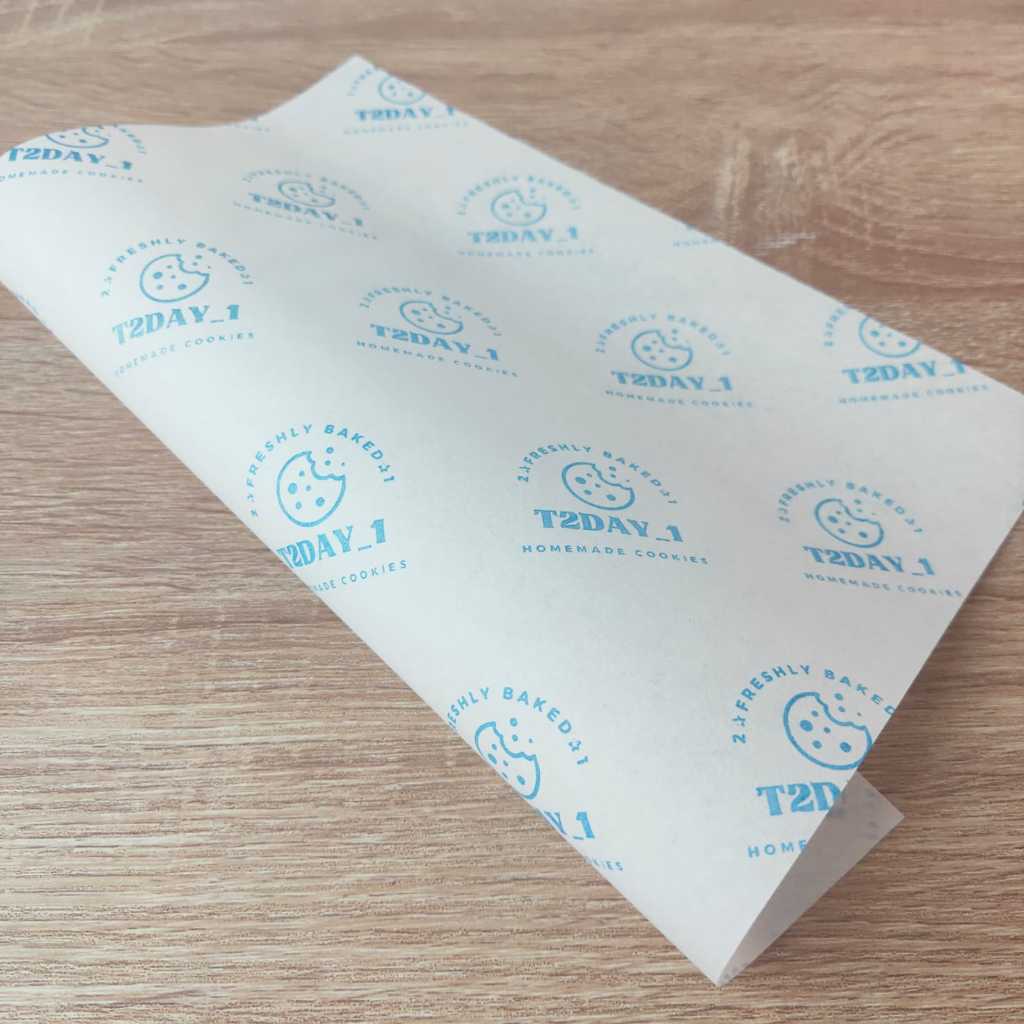 Jual CUSTOM Kertas Roti Foodgrade 23 x 23 cm - Wrap Paper / Kertas ...